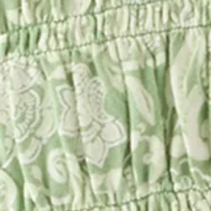 Women's Flutter Sleeve Smocked Knit Top