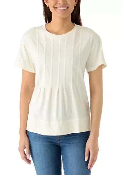 Women's Pleated T-Shirt