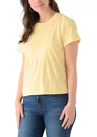 Women's Pleated T-Shirt