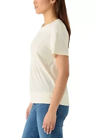 Women's Pleated T-Shirt