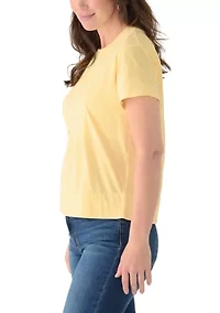 Women's Pleated T-Shirt