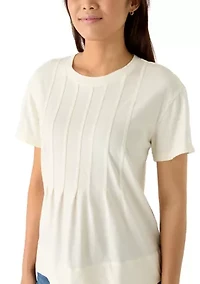 Women's Pleated T-Shirt