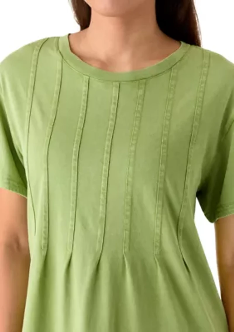 Women's Pleated T-Shirt