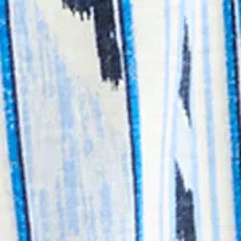 Women's Crochet Trim Print Tank Top