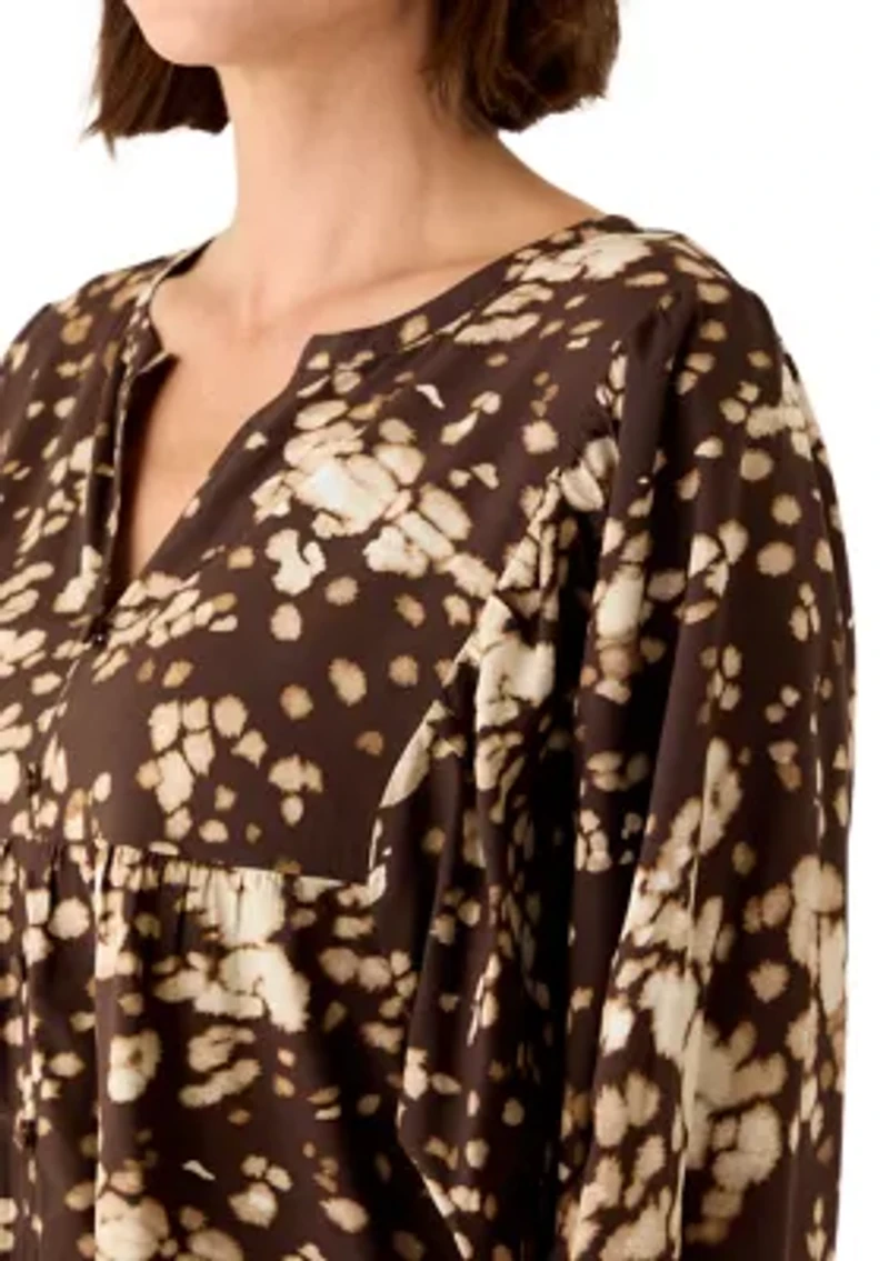 Women's Long Sleeve Peasant Blouse