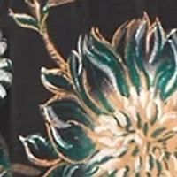 Petite Faux Wrap Printed Dress