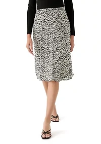 Petite Printed Skirt