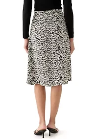 Petite Printed Skirt