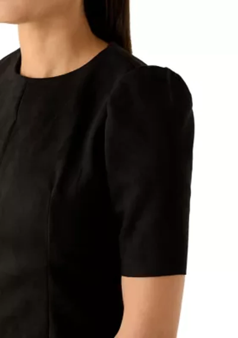 Women's Faux Suede Top