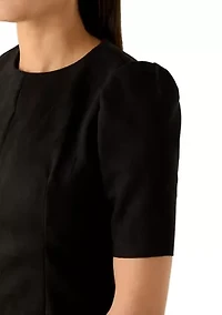 Women's Faux Suede Top