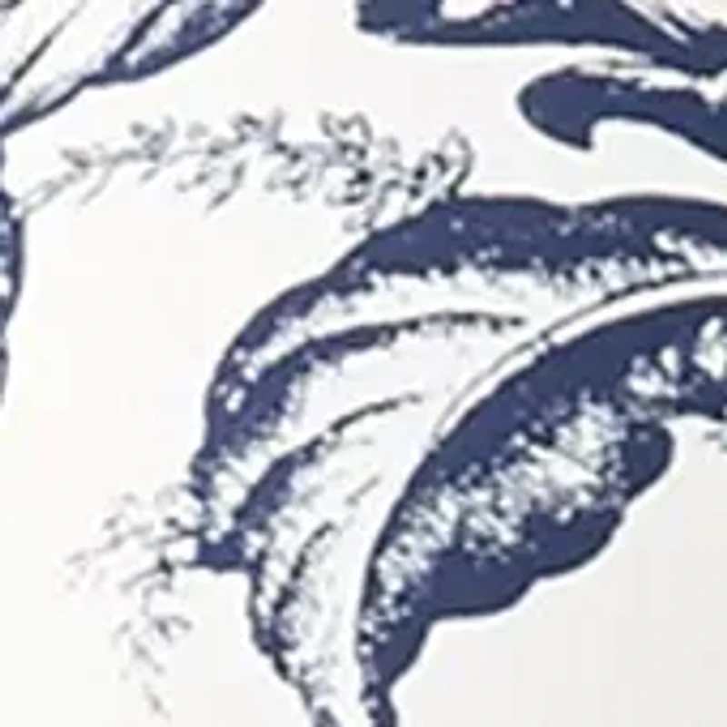 Plus 3/4 Sleeve Split Neck Woven Blouse