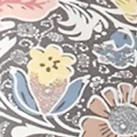 Plus 3/4 Sleeve Split Neck Woven Blouse