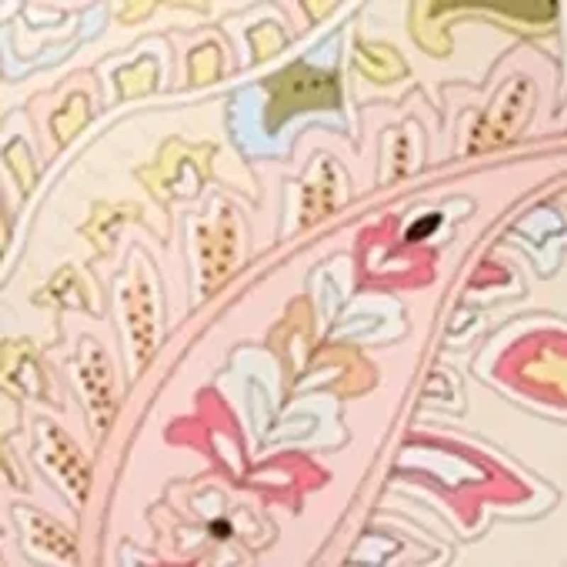 Plus 3/4 Sleeve Split Neck Woven Blouse