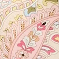 Plus 3/4 Sleeve Split Neck Woven Blouse