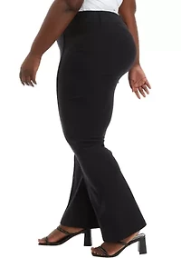 Plus Pull On Slim Fit Ankle Pants