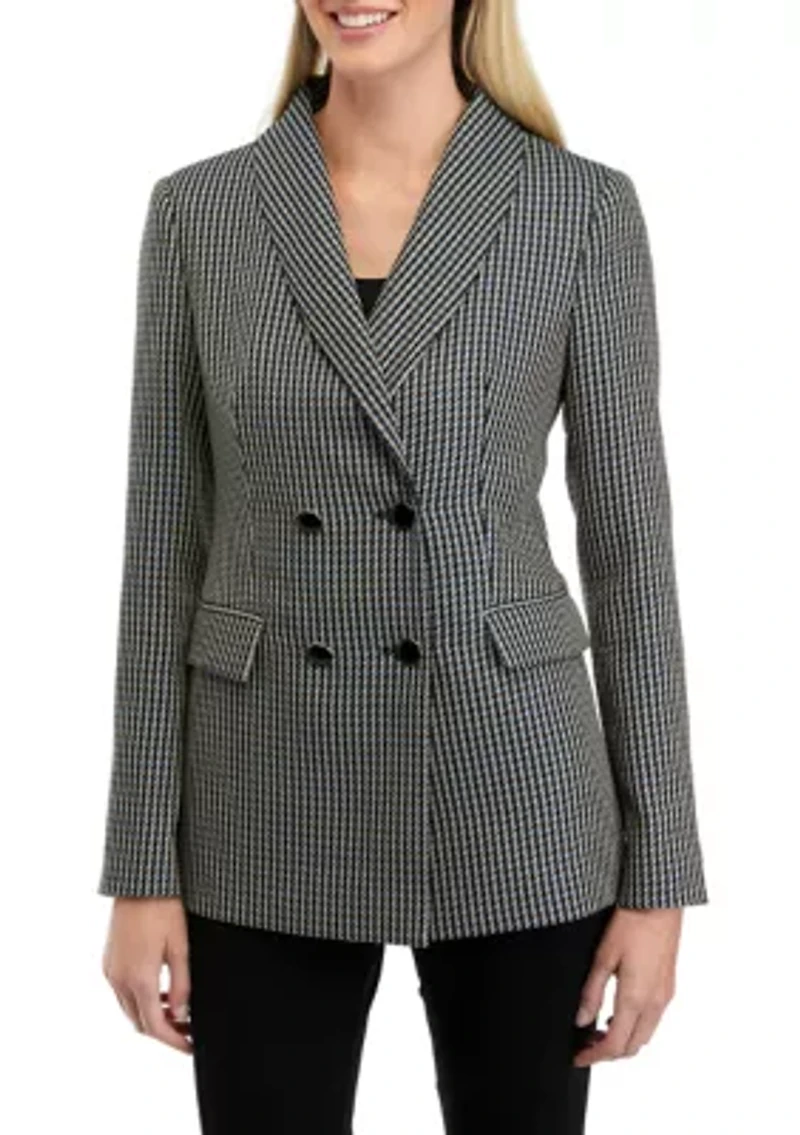 Women's Double Breasted Menswear Blazer