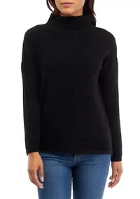 Petite Long Sleeve Ottoman Sweater