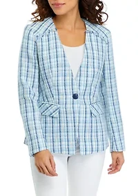 Petite Tweed Blazer