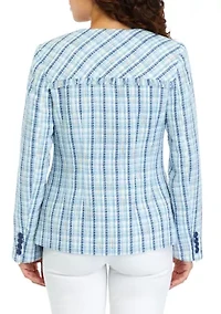 Petite Tweed Blazer