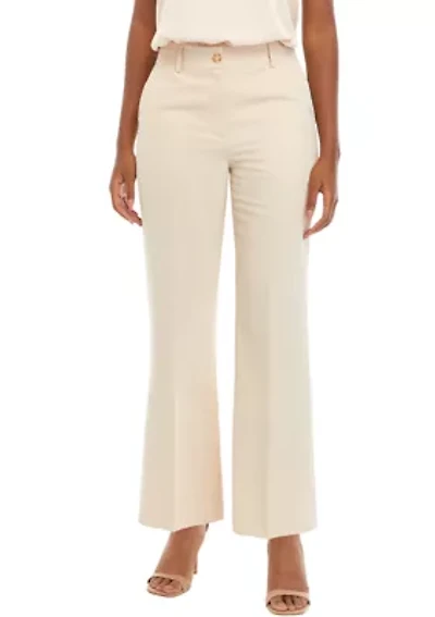 Petite Full Length Wide Leg Pants