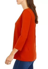 Women's 3/4 Sleeve Graphic T-Shirt