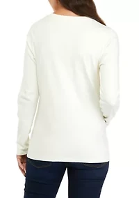 Women's Long Sleeve Graphic T-Shirt