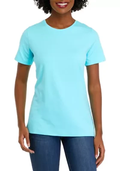 Women's Short Sleeve Crew Neck Fashion T-Shirt