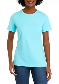 Women's Short Sleeve Crew Neck Fashion T-Shirt