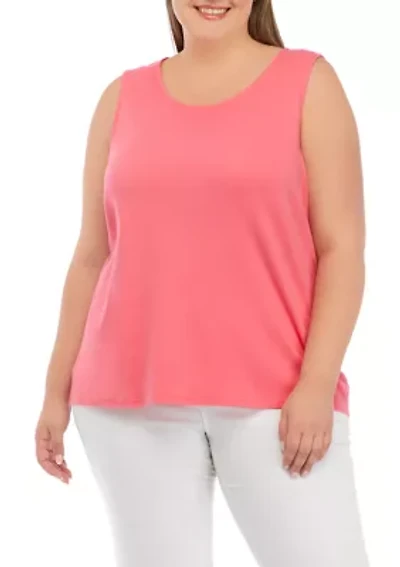 Plus Scoop Neck Tank