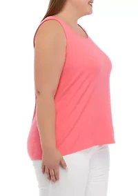Plus Scoop Neck Tank