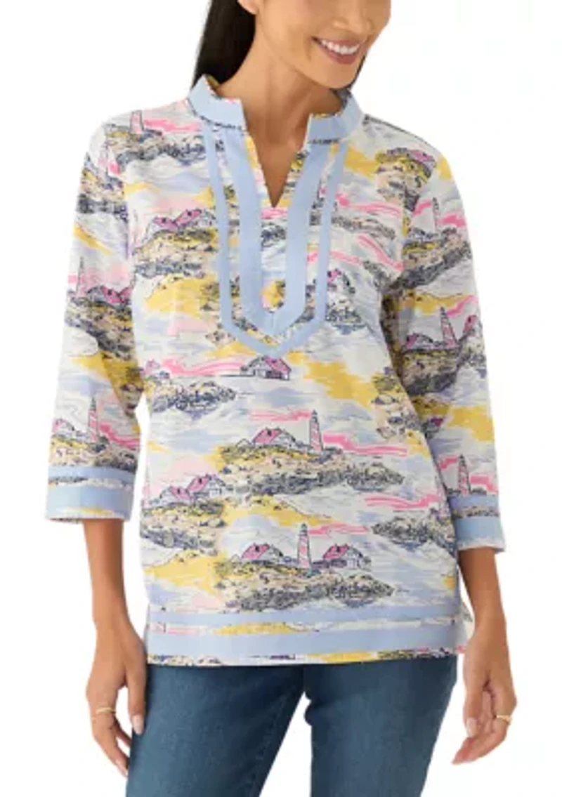 Petite Printed Woven Kurta