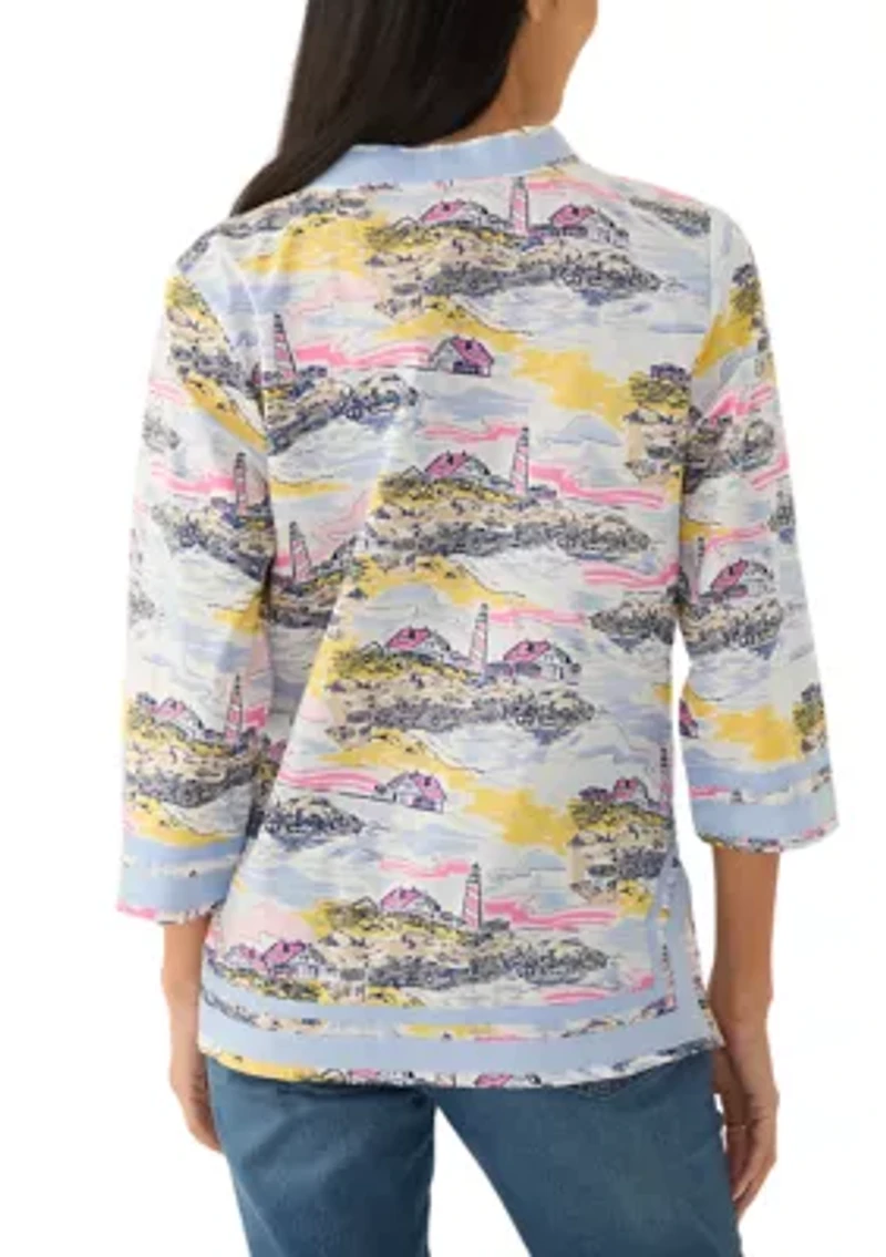 Petite Printed Woven Kurta