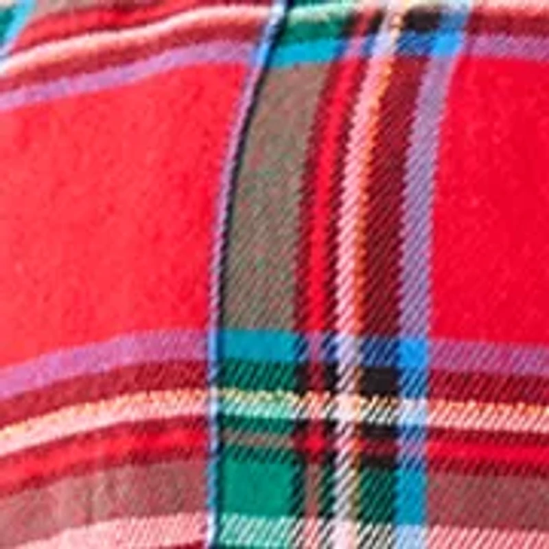 Women's Long Sleeve Flannel Work Shirt with Lurex