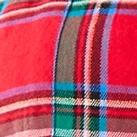 Women's Long Sleeve Flannel Work Shirt with Lurex