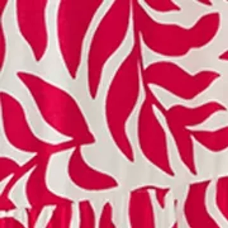 Women's Collared Tiered Midi Dress