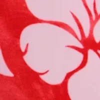 Hibiscus Hi Leg Ruched Side Swim Bottoms