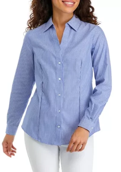 Petite Button Down Blouse