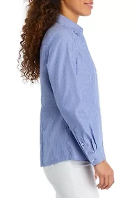 Petite Button Down Blouse