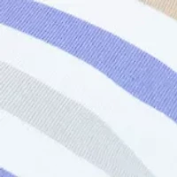 Plus Multi Stripe Button Front Cardigan