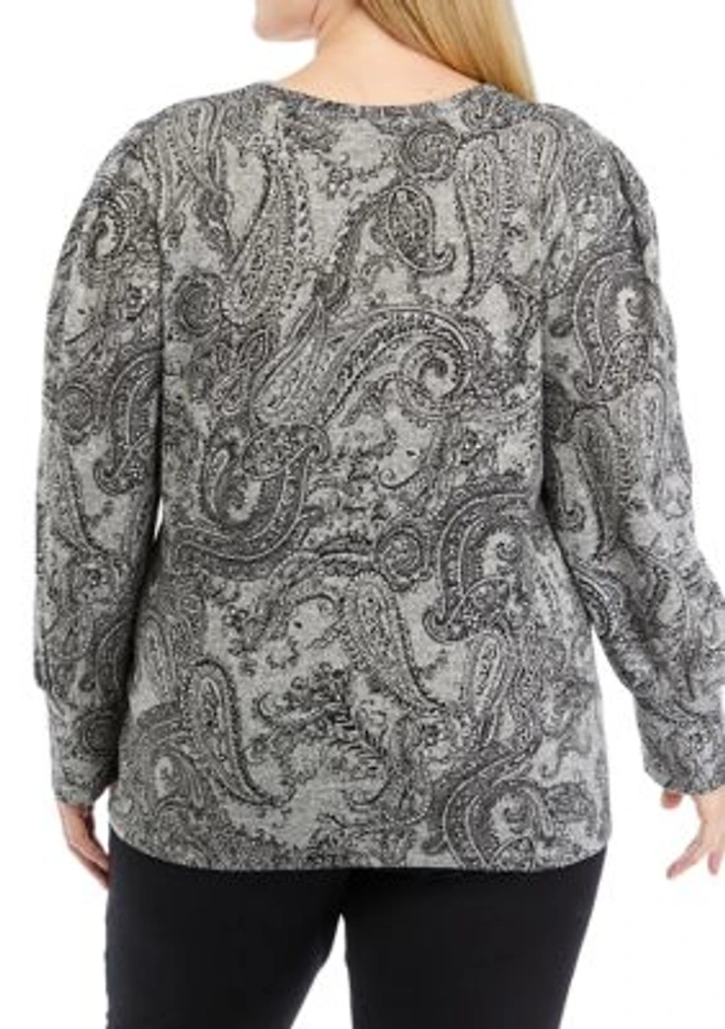 Plus Foil Printed Marl Top