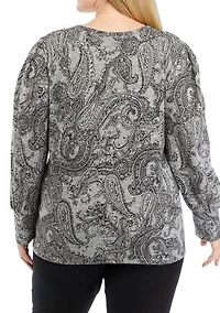 Plus Foil Printed Marl Top