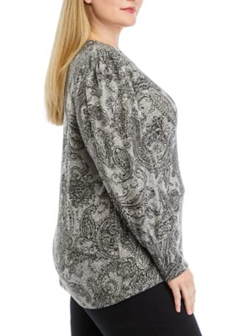 Plus Foil Printed Marl Top