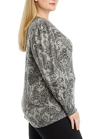 Plus Foil Printed Marl Top