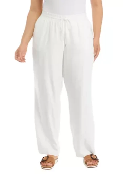 Plus Pull On D-String Slash Pocket Trouser Pants