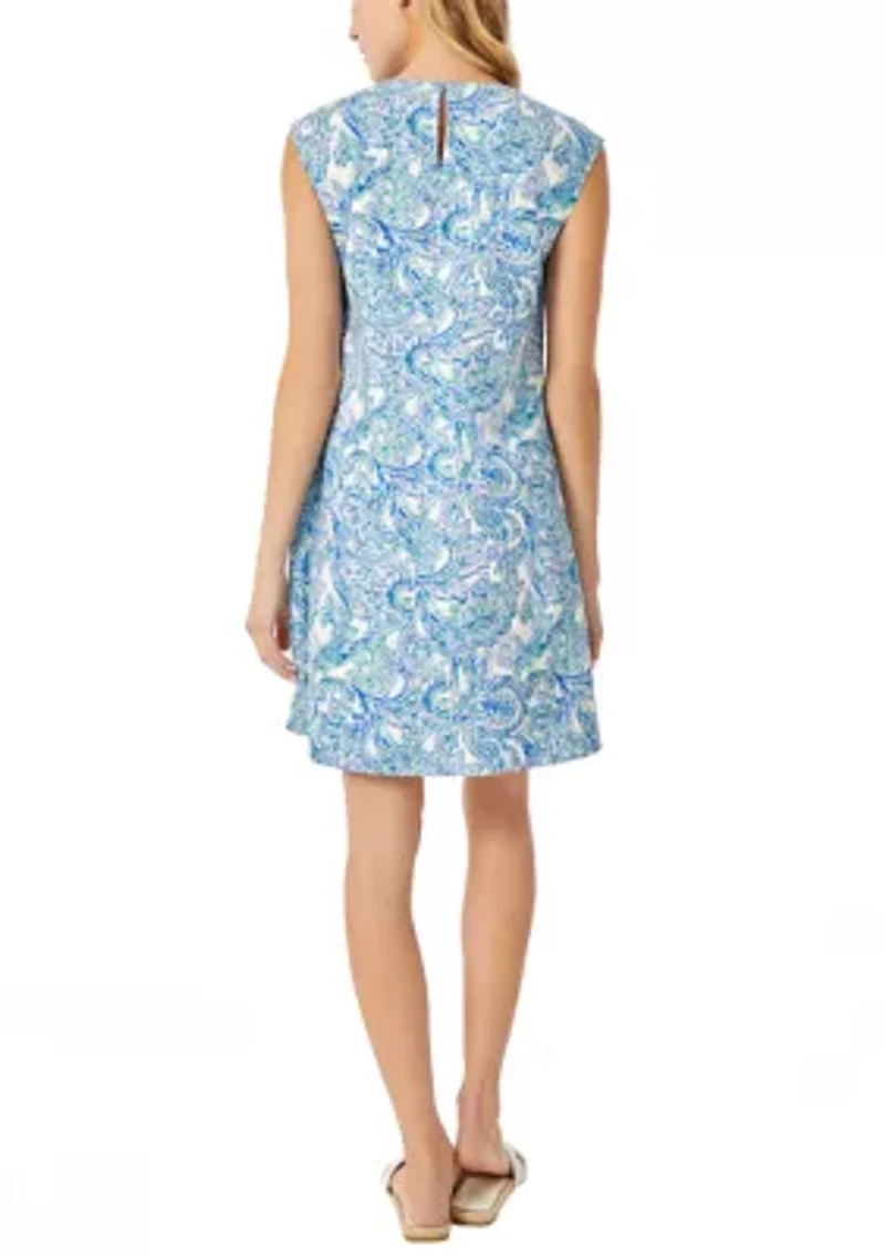 Petite Sleeveless Swing Dress