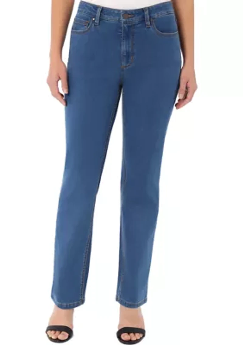 Petite Lexington Straight Jeans