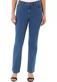 Petite Lexington Straight Jeans