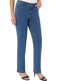 Petite Lexington Straight Jeans