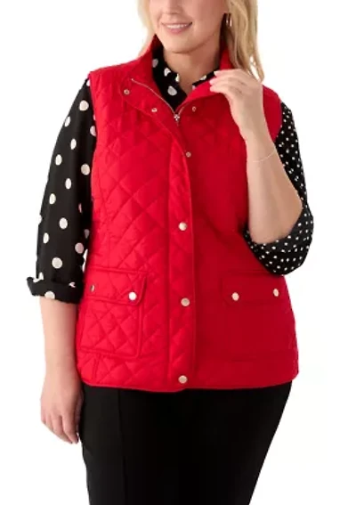 Plus Quilted Vest