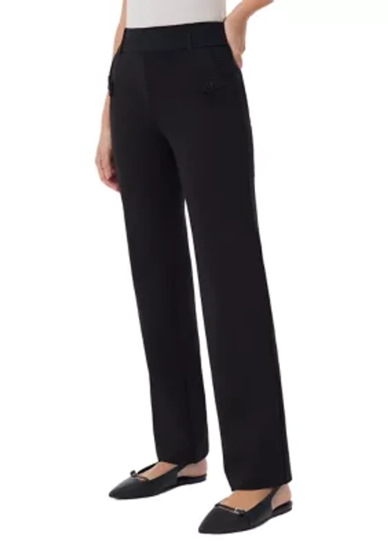 Petite Pull On Slash Pocket Trouser Pants